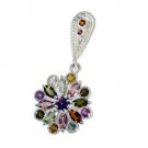 Riyo Tourmaline Silver Elegance Jewelry Leaf Pendants L 2in Sptou-84003