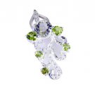 Riyo Peridot Silver Street Jewelry Bangle Pendants L 2in Spper-58021