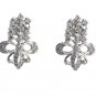 Riyo CZ925 Solid Sterling Silver Keepsake Earring L 1in Sewhcz-110018