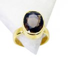 Riyo Smoky Quartz Buy Gold Plated Jewelry Friendship Ring Sz 6 Gprsqu6-76028