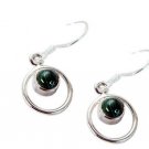 Riyo Malachite Wholesale Silver Uk Silver Earring Backs L 1in Semal-48001