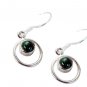 Riyo Malachite Wholesale Silver Uk Silver Earring Backs L 1in Semal-48001