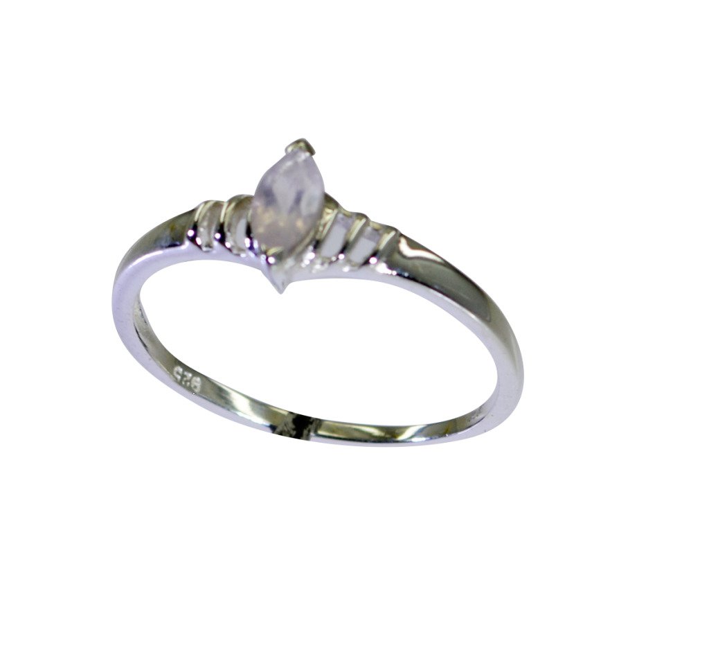 Riyo Rose Quartz Silver Online Jewellery Eternity Ring Sz 7 Srroq7-68023