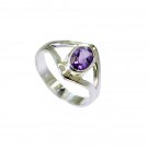 Riyo Amethyst Silver Jewelry Bridal Rings Sz 7 Srame7-2154