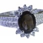 Riyo Brown 925 sterling silver Smoky Quartz Ring arresting handmade birthstone j