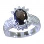 Riyo Brown 925 sterling silver Smoky Quartz Ring arresting handmade birthstone j