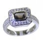 Riyo Brown 925 sterling silver Smoky Quartz Ring graceful handmade costume jewel