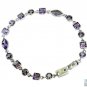 Riyo Amethyst Cheap 925 Jewelry Silver Band Bracelet L 7.5in Sbraame-2029