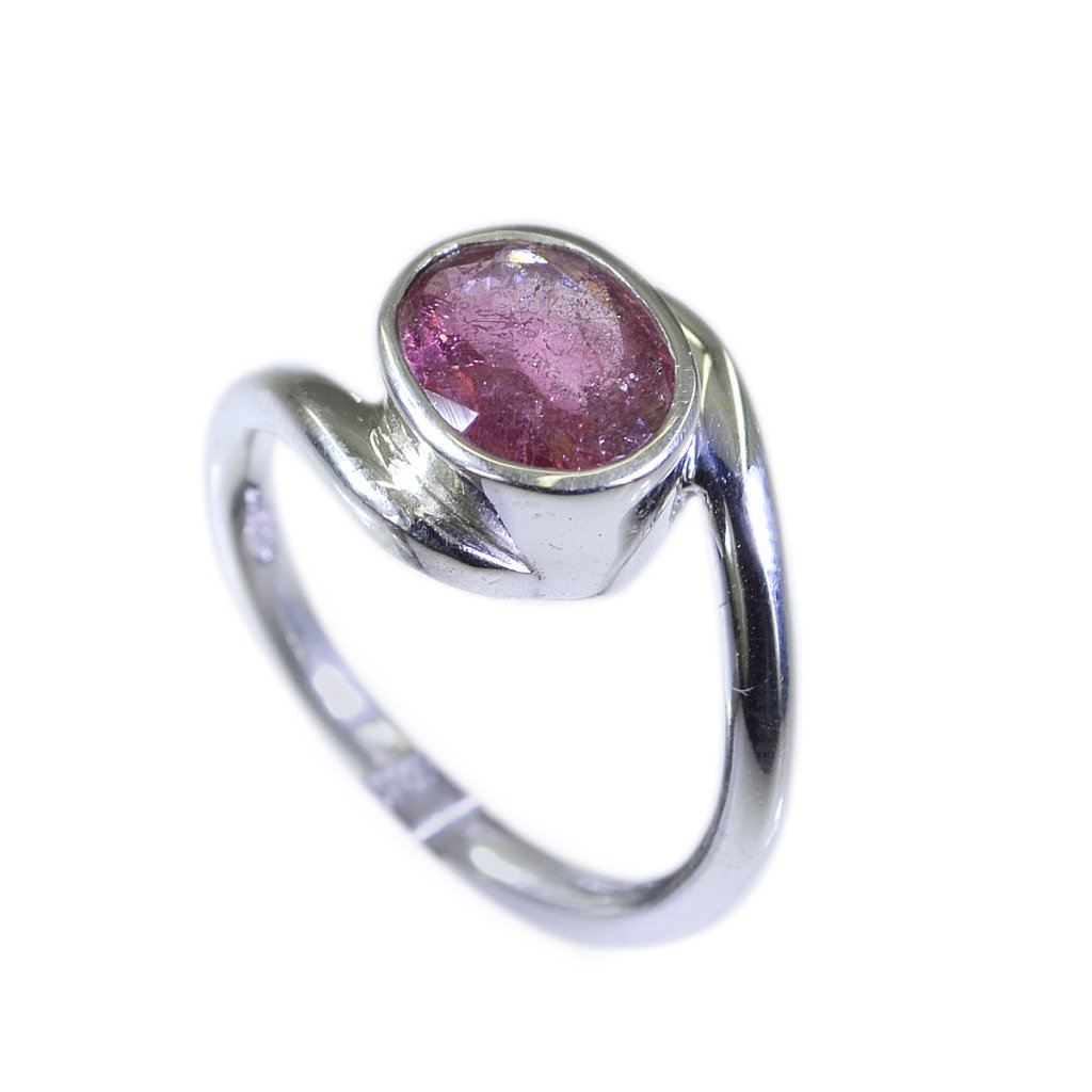 Riyo Tourmaline 0.925 Solid Silver Thick Silver Ring Sz 6 Srtou6-84045
