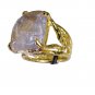 Riyo Rutilated Quartz Gold Polish Eternity Ring Sz 5 Gprruq5-70012