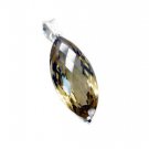 Riyo Lemon Quartz Silver Jewellery Designs Crossover Pendant L 1.5in Splqu-46007