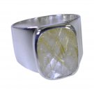 Riyo Multi 925 sterling silver Rutile Quartz  Ring prettyish gemstone jewelry se