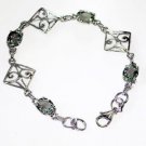 Riyo Green Amethyst Affordable Jewelry Bracelet Silver L 7.5in Sbragam-28007