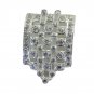 Riyo CZ925 Solid Sterling Silver Cut Out Pendant L 0.5in Spwhcz-110031