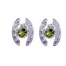 Riyo Peridot Silver Antique Jewelry Gift Earring L 0.5in Seper-58067