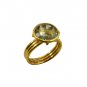 Riyo A Green Amethyst 18kt Gold Plated Genuine Ring Gprgam70-28079