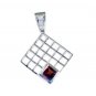 Riyo Garnet Oxidized Silver Jewelry Alligator Pendants L 1.5in Spgar-26110