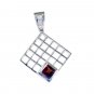 Riyo Garnet Oxidized Silver Jewelry Alligator Pendants L 1.5in Spgar-26110