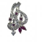 Riyo 925 Solid Sterling Silver Stylish Pendant L 0.7in Spmucz-116004