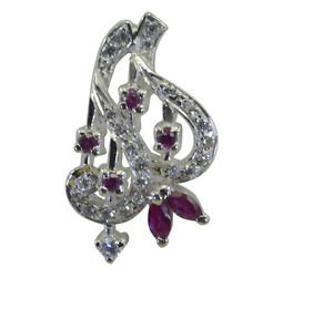 Riyo 925 Solid Sterling Silver Stylish Pendant L 0.7in Spmucz-116004