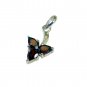 Riyo Garnet Fuse Silver Jewellery Stackable Pendant L 0.7in Spgar-26040