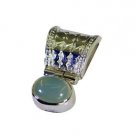 Riyo Chalcedony Silver Jewellery Gifts Swirl Pendant L 0.6in Spcha-12001