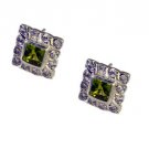 Riyo Peridot Online Silver Jewellery Dangle Earrings L 0.3in Seper-58034
