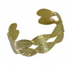 Riyo A Plain  18kt Gold Plated Stunning Bangle W 1in Gppban-120028