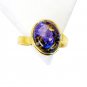 Riyo Dichroic Glass Gold Plated Set Signet Ring Jewelry Sz 7 Gprdgl7-22008