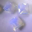 synthetic cubic zirconia Fire opal cz loose Stone 1 Pieces 14 x 14 mm Princess W