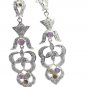 Riyo Tourmaline 925 Solid Sterling Silver Handcrafted Earring L 3in Setou-84004