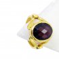 Garnet Gold Plated India Wedding Ring Jewelry