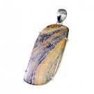Riyo Jasper Silver Birthstone Jewelry Goth Pendants L 2.5in Spjas-40005
