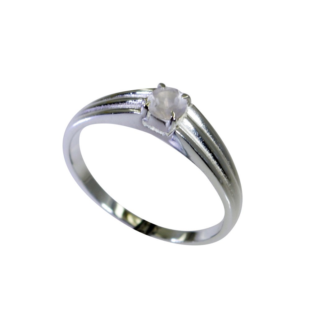 Riyo Rose Quartz Silver Personalized Jewelry Purity Ring Jewelry Sz 7 Srroq7-680