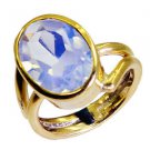 Riyo Dichroic Glass Wholesale Gold Plate Friendship Ring Sz 6 Gprdgl6-22001