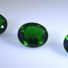 synthetic cubic zirconia Emerald cz loose Stone 1 Pieces 10 x 12 mm Oval Green f