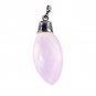 Riyo Rose Quartz Childrens Silver Jewelry Woven Pendant L 1in Sproq-68004