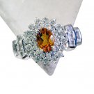 Riyo Citrine Silver Jewellery Design Silver Ring Designs Sz 7 Srcit7-14039