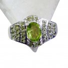 Riyo Peridot Silver Jewelry Makers  Ring Sz 8 Srper8-58041