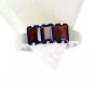 Riyo Garnet Fine Silver Jewelry Silver Engagement Ring Sz 8 Srgar8-26188