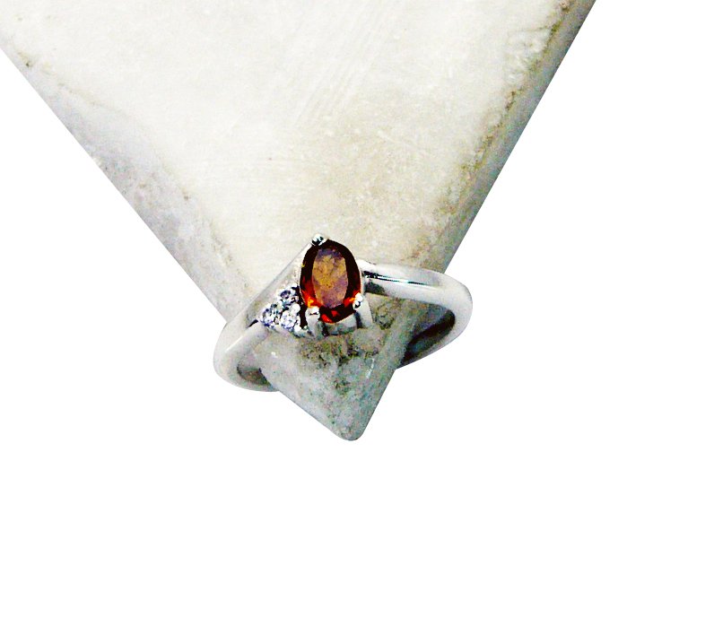 Riyo Garnet Bargain Silver Jewellery Wedding Ring Jewellery Sz 6 Srgar6-26111
