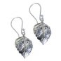 Riyo Blue 925 sterling silver Blue Topaz Earring glamorous jewelry handmade SEBT