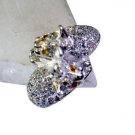 Riyo Golden Citrine 925 Solid Sterling Silver Original Ring Srcit80-14100