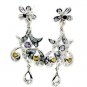 Riyo Gemstone 925 Solid Sterling Silver Finelydetailed Earring L 2.5in Semul-5
