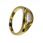 White Cz 18-Kt Y Gold Plating Toe Ring Jewelry