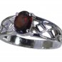Riyo Red 925 sterling silver Garnet Ring fascinating cool handmade jewelry SRGAR