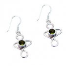 Riyo Peridot Nice Silver Jewelry Gift Earring L 1.5in Seper-58028