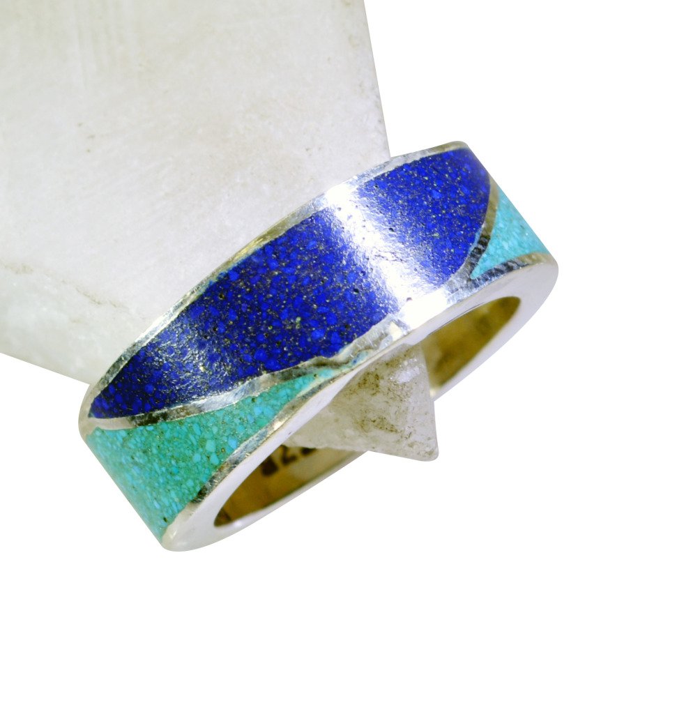 Riyo Turquoise Gothic Silver Jewellery Ring Silver Sz 8 Srtur8-82025