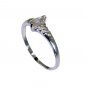 Riyo Rose Quartz Silver Name Jewelry Class Ring Sz 8 Srroq8-68022