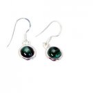 Riyo Malachite 0.925 Solid Sterling Silver Anniversery Earring L 1in Semal-48015